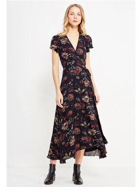 Polo Ralph Lauren Floral-Print Silk Maxi Dress